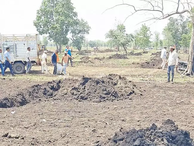 Khandwa : जंगल जमीन से अतिक्रमण हटाने का बड़ा अभियान