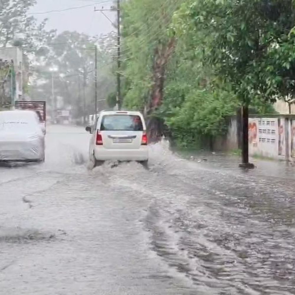 धमतरी में 12 घंटे से अधिक मूसलाधार बारिश, VIDEO:कई वार्डों में जलभराव, घरों में तैर रहे बर्तन; कुछ पार्षदों ने राहत का दावा किया