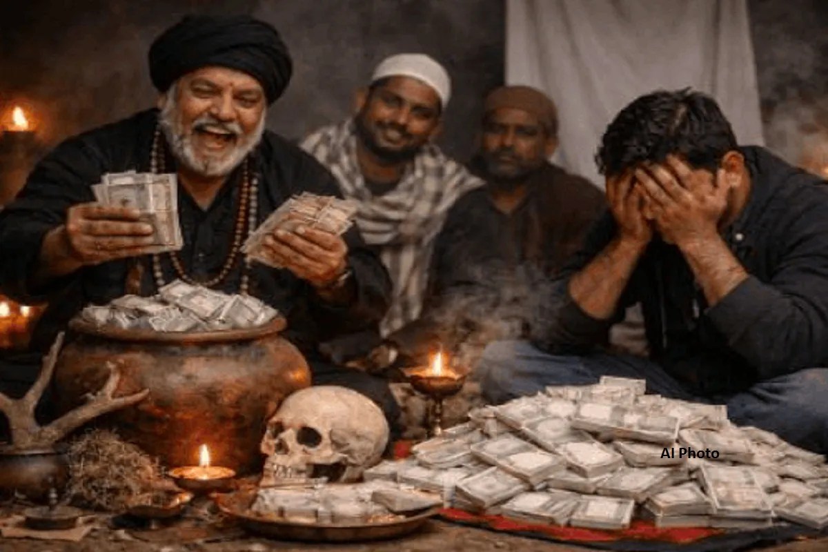 इंदौर में भाई की मौत, राज जानने रायपुर आए कारोबारी ने तंत्र-मंत्र में गंवाए 40 लाख, आरोपी बाबा फरार