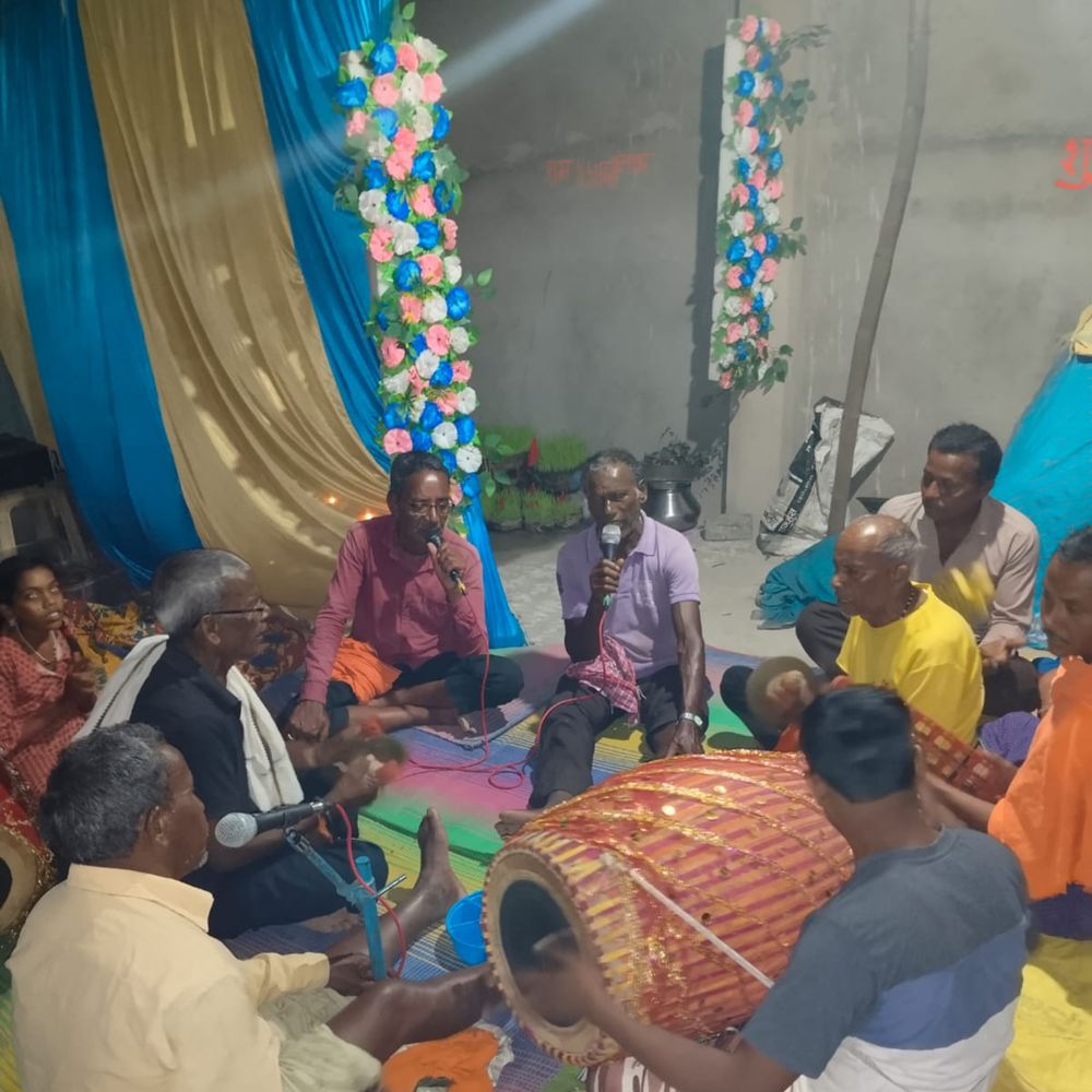 बिरकोनी में धूमधाम से मनाया गया भोजली पर्व, महानदी में हुआ विसर्जन